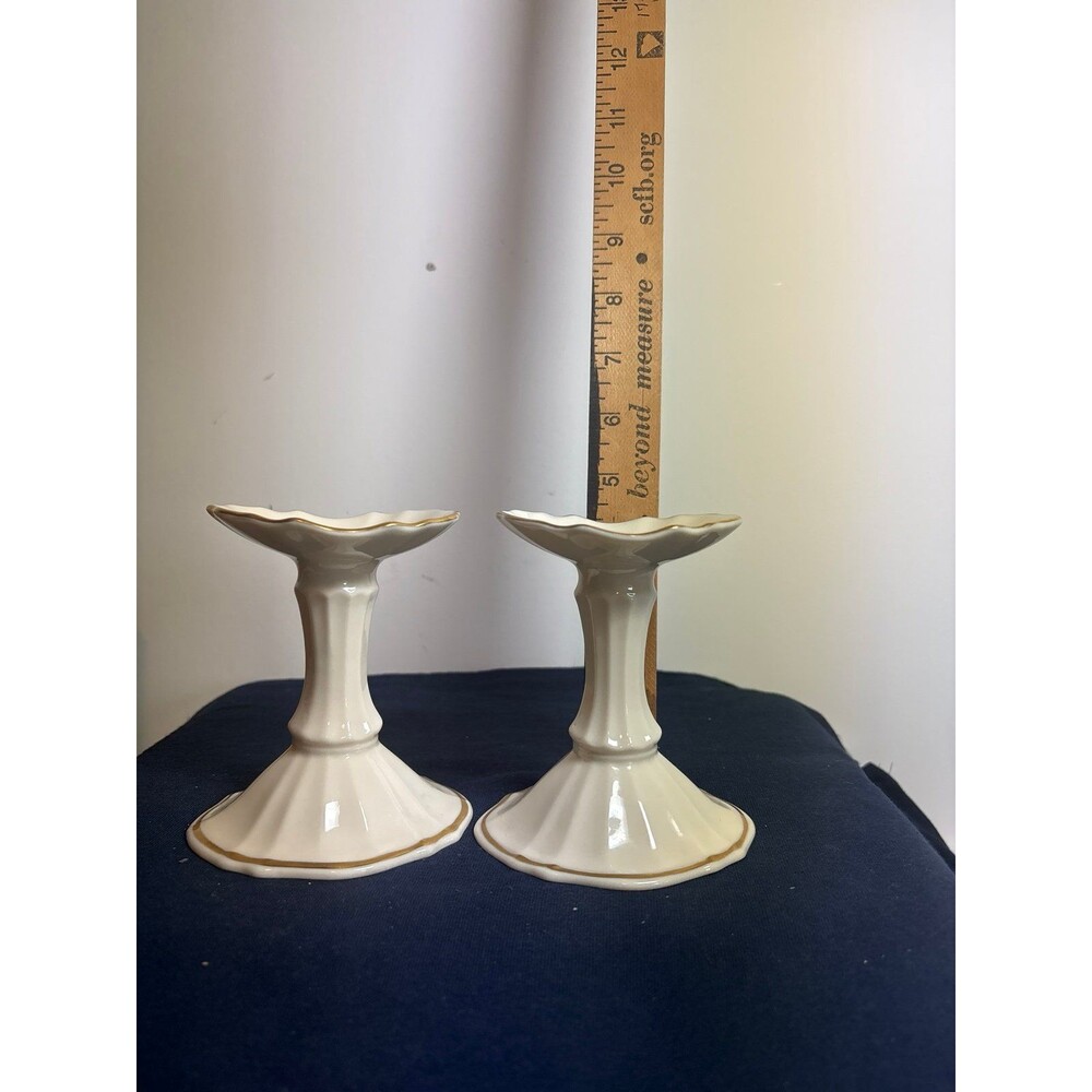 Lenox candlestick holders